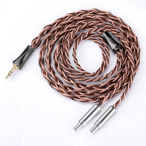 FAAEAL 8N OFC German Copper Cable Wire Compatible with Sennheiser HD800 HD800s HD820 HD820s HD8XX Dharma D1000 Earbuds 1.5m/4.9ft 4.4mm Balanced Plug in Kuwait
