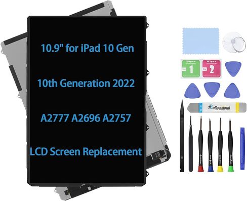 12.9" LCD Screen Replacement Compatible with iPad Pro 12.9 3rd Gen A1876 A2014 A1983 A1895 4th Gen A2069 A2232 A2233 A2229 Display LCD Assembly and Glass + Touch Digitizer + Repair Kit in Saudi Arabia