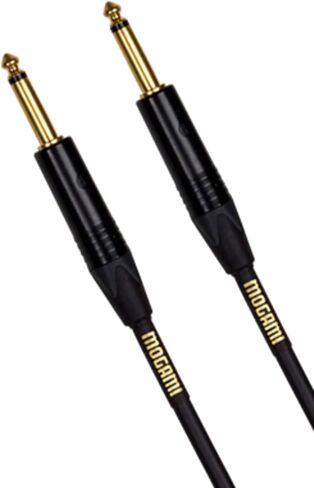 Mogami Gold SPEAKER-03 Amplifier-to-Cabinet Speaker Cable, 1/4" TS Male Plugs, Gold Contacts, Straight Connectors, 3 Foot in Saudi Arabia