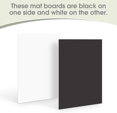 Space Art Deco، حزمة مكونة من 12 لوحة حصيرة سوداء غير مقطوعة مقاس 16 × 20، لوحات دعم غير لامعة خالية من الأحماض للصور والمطبوعات والإطارات والفنون in Kuwait