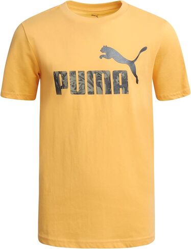 PUMA Boys' T-Shirt - Cotton Cat Logo T-Shirt for Boys - Kids Youth Athletic Crewneck Short Sleeve Tee (S-XL) in Kuwait