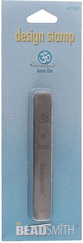 The Beadsmith Steel Design Stamp - Metal Elements - 6mm Diamond Design - 2.25" Length with 0.25" Stamp Base - Make Custom Jewelry, Add Artistic Whimsy, Used for Stamping & Personalizing Soft Metals in Saudi Arabia