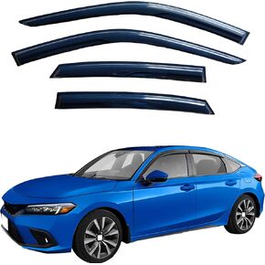 Tape On Window Visor Compatible with 2021 2022 2023 Nissan Rogue S SV SL, Side Vent Window Deflector Rain Guard Shade, Truck Accessories-4pcs in Kuwait