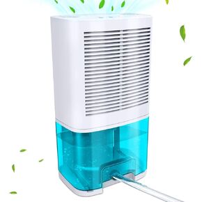 Levoair Dehumidifier 68oz(2000ml) Small Dehumidifier with Drain Hose for Up to 650 sq.ft Ultra Quiet Mini Portable Air Dehumidifier for Home Basements Bathroom Bedroom Closet Kitchen RV