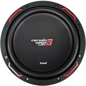 مضخم صوت مزدوج عالي الطاقة من Cerwin Vega HED مقاس 12 بوصة DVC 4Ω - صوت جهير عميق قوي للسيارة RMS بقدرة 250 وات، مخروط بولي من ألياف الكربون المتين، تبديد الحرارة الأمثل، مثالي لتجربة صوت السيارة المحسنة H7124D