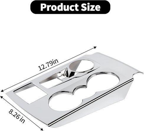 for Ford Bronco Sports 2021-2024 Center Console Gear Shift Cover Cup Holder Trim Compatible with Ford Bronco Sports 2021-2024, Interior Decortaion Accessories, Carbon Fiber Cover,ABS in Kuwait