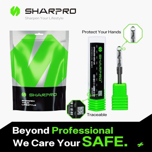 6mm Shank 6mm Cutting Dia. Carbide Square End Mills 2 Flute AlCrN Coated CNC Milling Bits, Apply for Alloy Steel, Stainless Steel, Cast Iron and Aluminum Cutting (3PCS) in Kuwait