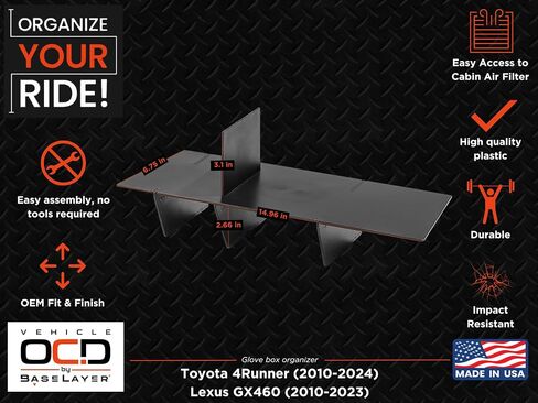 OCD للمركبة - منظم وحدة التحكم المركزية لسيارة Toyota 4Runner (2003-2009) - صنع في الولايات المتحدة الأمريكية in Saudi Arabia