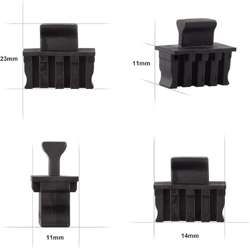 أغطية غبار RJ45، واقي منفذ إيثرنت/LAN/أغطية غبار/مانع، غطاء مضاد للغبار/مقابس للمحول/بطاقات الشبكة/جهاز التوجيه/محولات الوسائط/محاور، PVC، 50 قطعة in Kuwait