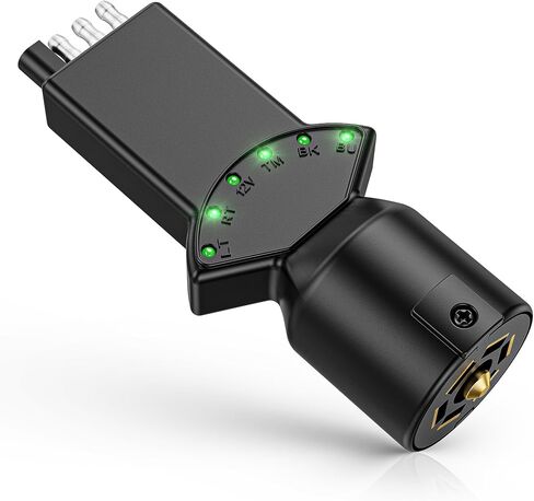MICTUNING 7 Way Blade Trailer Connector Tester with Red LEDs in Saudi Arabia