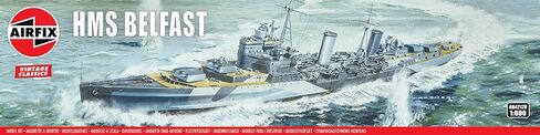 Airfix HMS Ark Royal 1:600 Vintage Classics Military Naval Ship Plastic Model Kit A04208V in Saudi Arabia