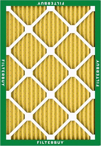 Filterbuy 16x24x4 Air Filter MERV 11 Allergen Defense (12-Pack), Pleated HVAC AC Furnace Air Filters Replacement (Actual Size: 15.38 x 23.38 x 3.63 Inches) in Saudi Arabia