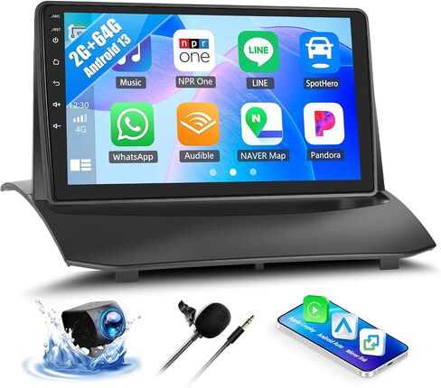 SIXWIN Android Car Stereo for Ford Fiesta 2009-2014 2G+32G with CarPlay Android Auto Mirror Link 26UI 9 Inch Touch Screen Car Radio Bluetooth GPS Navigation WiFi HiFi FM Radio SWC Backup Camera in Saudi Arabia