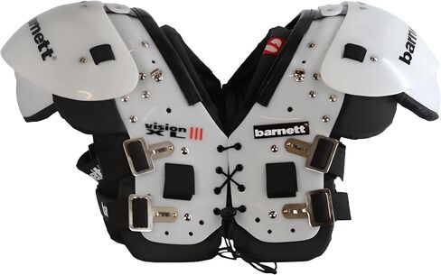 BARNETT Vision III Football Shoulder pad, QB-WR, Black in Saudi Arabia