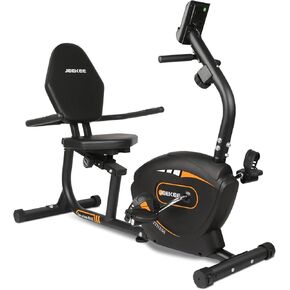 Recumbent Exercise Bike for Adults Seniors - Indoor Magnetic Cycling Fitness Equipment for Home Workout Black