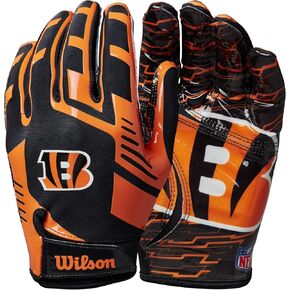 WILSON NFL Stretch Fit Football Gloves – Youth and Adult Sizes