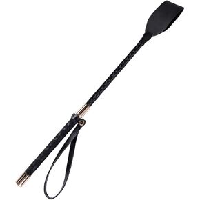 OBTANIM 18 Inch Riding Crop PU Leather Horse Whip Crop for Equestrian Horses