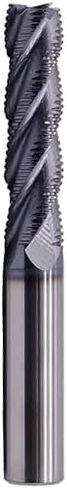 BestParts High Performance 3Pcs Solid Carbide Roughing End Mills, AlTiN Coated, 4 Flute, 35 Degree Helix, 1/2" Cutting Diameter, 1/2" Shank Diameter, 2" Length of Cut, 4" Overall Length in Saudi Arabia