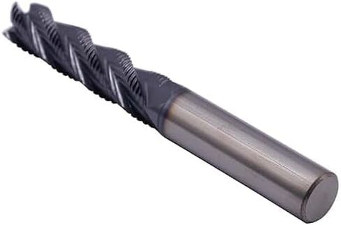 BestParts High Performance 3Pcs Solid Carbide Roughing End Mills, AlTiN Coated, 4 Flute, 35 Degree Helix, 1/2" Cutting Diameter, 1/2" Shank Diameter, 2" Length of Cut, 4" Overall Length in Saudi Arabia