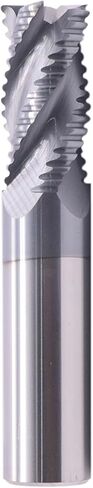 BestParts High Performance 3Pcs Solid Carbide Roughing End Mills, AlTiN Coated, 4 Flute, 35 Degree Helix, 1/2" Cutting Diameter, 1/2" Shank Diameter, 2" Length of Cut, 4" Overall Length in Saudi Arabia