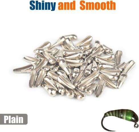 20 قطعة من خرز التنغستن جافي لربط الذبابة، 5 ألوان/4 مقاسات من خرز التنغستن الحورية الثقيل للخلف in Kuwait