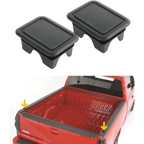 Stake Pocket Covers,Bed Rail Stake Pocket Covers,Rear Truck Bed Rail Stake Pocket Cover Pocket Plugs,Rear Truck Tonneau Covers Stake Holes Caps Plugs,Fit for 2019-2023 RAM 1500
