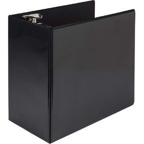 Samsill 16427 Titan Extra Large 6 Inch 3 Ring View Binder - Non-Stick Customizable Clear View Cover - Locking D-Ring - Holds Over 1250 Sheets - White in Kuwait