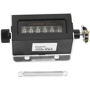 D94-S 6 Digit Resettable Mechanical Pulling Counter Digital Length Counter 0-999999 for Machinery Quantity Record