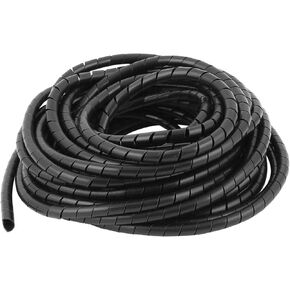 Spiral Cable Wrap - 1/2" Spiral Wire Wrap Cord Covers Bundle Sleeve Hose for Computer Electrical Wire Organizer (Dia 1/2inch-20Ft)