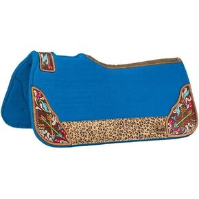 Tough 1 Hand Painted Arrow Saddle Pad Turquoise 31X32