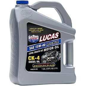 Lucas Oil SAE 15W-40 Magnum CK-4 Diesel Motor Oil, 1 Gallon (Pack of 1)