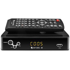 Digital Converter, Ematic Digital TV Converter Box with Recording, Playback, & Parental Controls [ AT103B ]