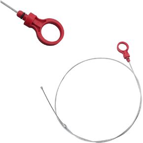 Pack-1 Car Transmission Box Oil Ruler, Transmission Dipstick with Instruction for Dodge Jeep Fluid Level Dipstick Tool with Easy Read OE # 8863B, 9336, 9336A, 42RLE, NAG1, 62TE