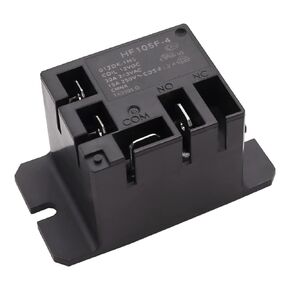 smseace Small High-Power Relay, 12VDC, SPST, 4-Pin 30A, Intended for Atwood 93849 Water Heater Relay RV Parts Replacement Relay.HF105F-4-12V