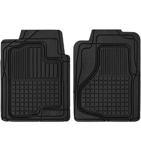 Cat® DuraShield XL Floor Mats for Trucks - All Weather Rubber Truck Floor Mats with Anti-Slip Backing, Universal Trim-to-Fit Car Floor Mats for Large Full-Size Vehicles, Black Floor Mats for Cars