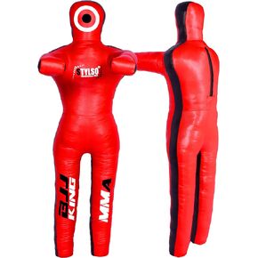 Wrestling Dummy Grappling Dummy PU Leather BJJ MMA Judo Karate Adult Jiu Jitsu Dummy - Un-Filled