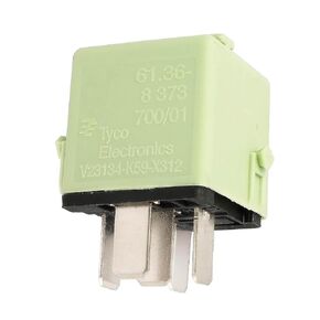 Multi-Use White-Green Relay 5-Pin,Automotive Relay - Plug-in Installation - Compatible for Select BMW & Mini Car Series, Replace V23134-K59-X312 61.36-8 373 700/01 61368373700