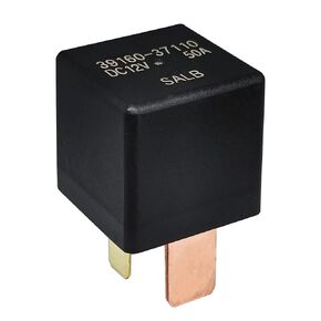 Relay 39160-37110, DC12V 50A 4 Pins Automotive Car Relay - Compatible for Hyundai Vehicles Power Relay Assembly