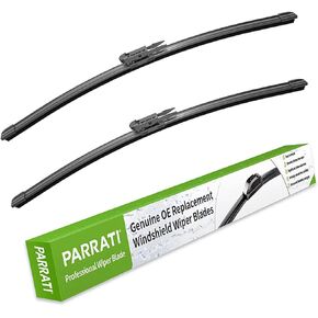 PARRATI® 22 Inch & 22 inch of High Performance Premium All-Season Automotive Replacement Front Windshield Wiper Blades for Audi A6 S6 C6, Easy DIY Install(Set of 2)