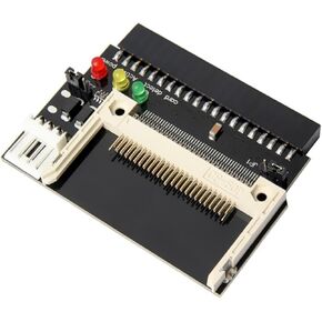 3.5 IDE 40pin أنثى إلى CF بطاقة محول محول بطاقة الذاكرة CF إلى 3.5 IDE أنثى لوحة توسيع القرص الصلب بطاقة 180 درجة أسود in Kuwait