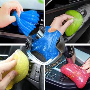 Car Cleaning Gel,2023 Car Accessories for Women and Man, 5-Pack Car Cleaning Supplies, Universal Car Detailing Kit,Auto Car Cleaning Kit Car Interior Cleaner for PC Tablet Laptop (5)
