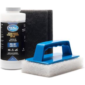 Poli Glow Poli Ox — Remove Heavy Oxidation and Stains from Fiberglass Boat & RV Surfaces. Includes Scrubbing Pads.