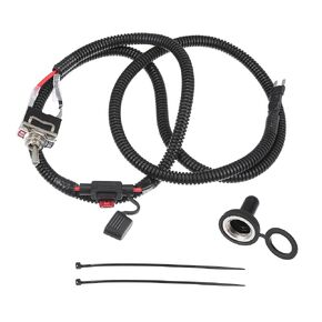 uxcell 1 Set 133.5cm 52.56" Universal Automotive Switched Fuse Bypass Kit Fuse Bypass Switch