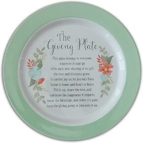 Abbey & CA Gift 10" Ceramic The Giving Plate, Medium, Multicolor in Kuwait