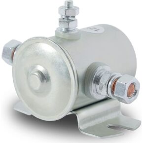 Max 200A Trombetta Continuous Solenoid Relay 3 Terminal Heavy Duty Winch Marine 24106 SPST Solenoid 12VDC