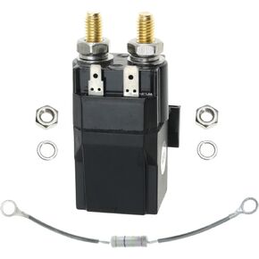 48V 4 Terminal Solenoid for DS Club Carts for Precedent Golf Carts Club Car Albright Solenoid Coil with Resistor Assembly Replace 101908701 102774701 1019087-01 SW80-2028P SU60-2122P