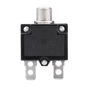 Overcurrent Protector,AC 125/250V Reset Thermal Switch Circuit Breaker Over Current Overload Protector for Generator (15A)