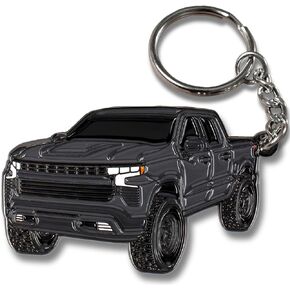 Chevy Keychain Compatible with Chevy Silverado 1500 Accessories - Toy Truck Gifts Truck Owners Men Key Fob