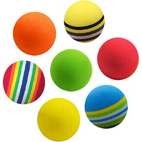 BESPORTBLE 10PCS Soft Colorful Golf Ball Foam Balls Practice Balls for Indoor Outdoor Sport Golf Training