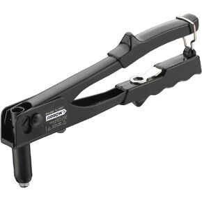 Arrow RL100S-6 One-Handed Rivet Tool, Manual Riveter for Metal, Fabric, Leather, and Auto Repair, Uses 1/8-Inch and 3/16-Inch Rivets